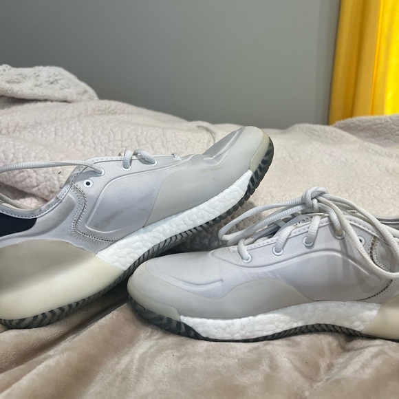 Adidas Stella McCartney Women’s Court Boost Parley White Sneakers - Picture 8 of 9